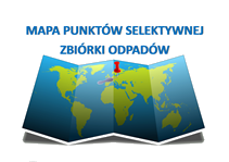 Mapa selektywnej zbiórki odpadów